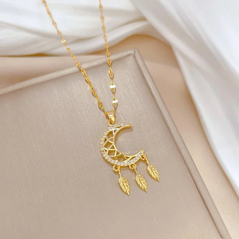 CZ Pearl Shell Choker Necklace - VEYAROSE