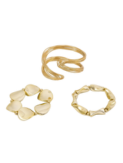 Geometric Twisted Organic Cuff Bracelet Set - VEYAROSE