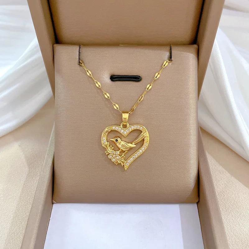 CZ Pearl Shell Choker Necklace - VEYAROSE