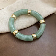 Acrylic Geometric Organic Cuff Bracelet - VEYAROSE