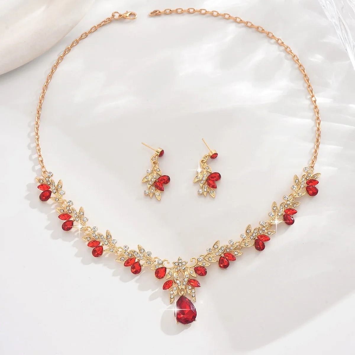 Teardrop Drop Jewelry Set - VEYAROSE