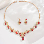 Teardrop Drop Jewelry Set - VEYAROSE