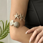 Shell Starfish Ocean Arm Bracelet - VEYAROSE