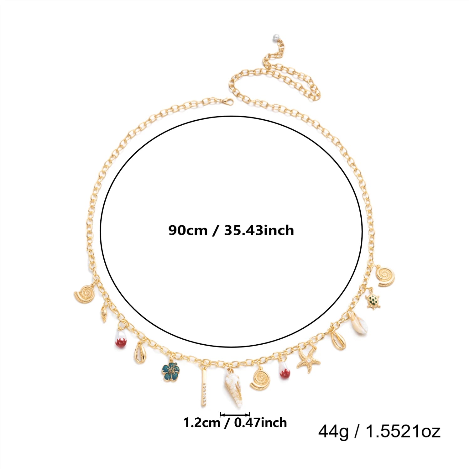 Shell Starfish Conch Body Chain - VEYAROSE
