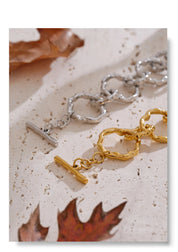 Handmade Chain Bangle Bracelet - VEYAROSE