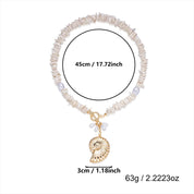 Pearl Shell Starfish Choker Necklace - VEYAROSE