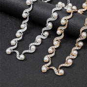 Pearl Jewelry Set - VEYAROSE