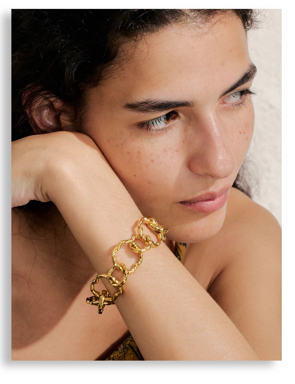 Handmade Chain Bangle Bracelet - VEYAROSE