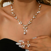 Pearl Jewelry Set - VEYAROSE