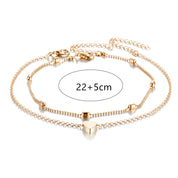 Heart Anklet - VEYAROSE