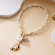 Pearl Shell Starfish Choker Necklace - VEYAROSE