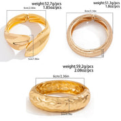Geometric Chunky Wide Ring - VEYAROSE