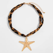 Starfish Conch Heart Necklace - VEYAROSE