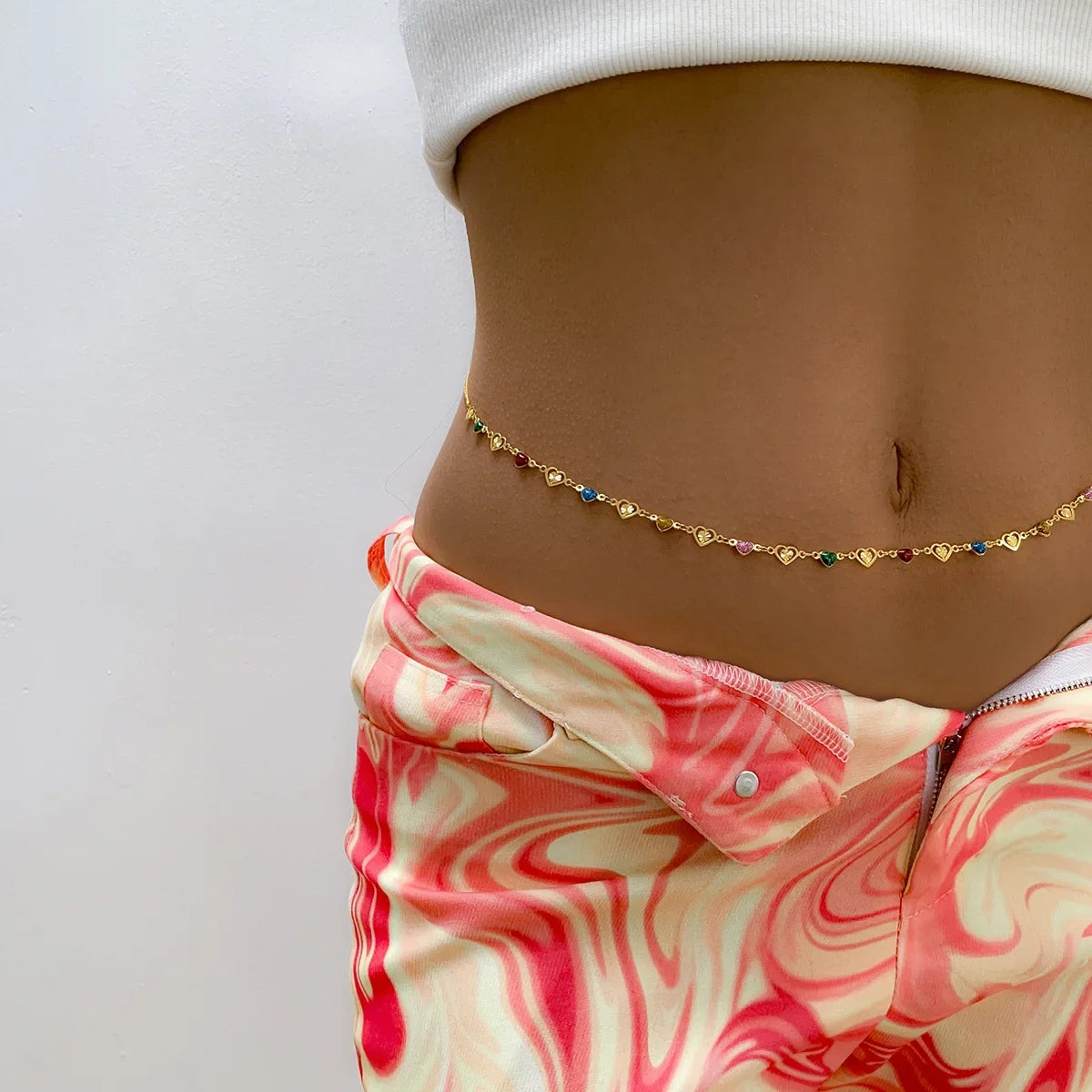 Turquoise Tassel Body Chain - VEYAROSE