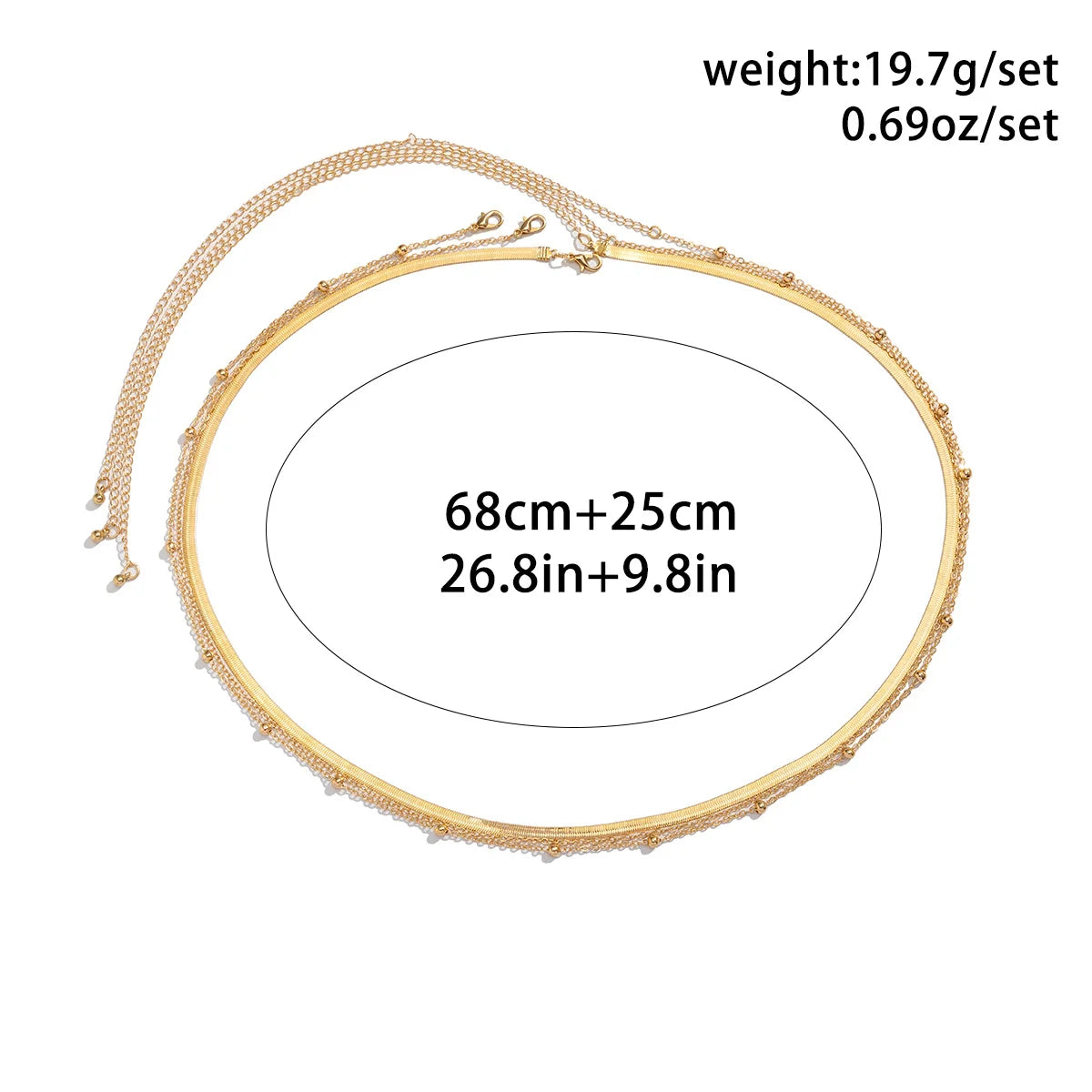 Minimalist Multi-layer Body Chain - VEYAROSE