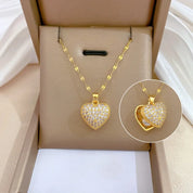 Pearl Heart Necklace - VEYAROSE
