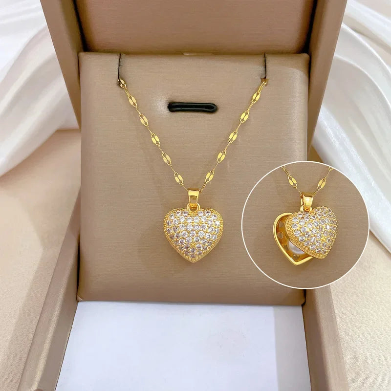 Pearl Heart Necklace - VEYAROSE