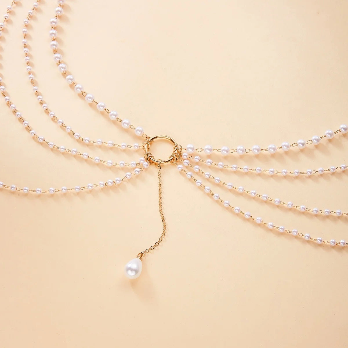 Pearl Baroque Beaded Choker Necklace - VEYAROSE