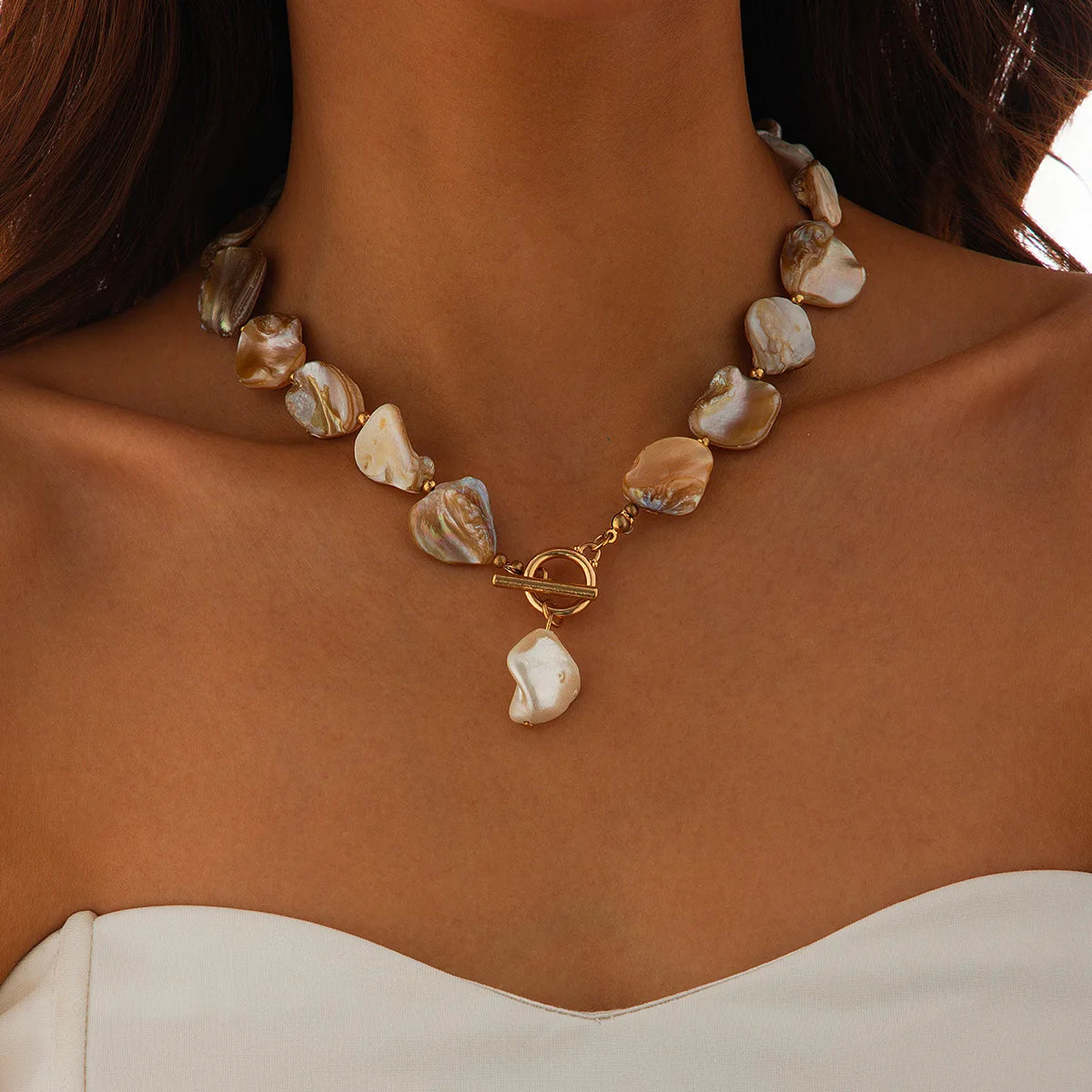 Shell Starfish Conch Necklace - VEYAROSE