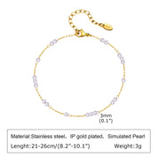 Evil Eye Beaded Blue Anklet - VEYAROSE