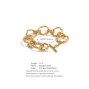 Handmade Chain Bangle Bracelet - VEYAROSE