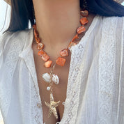 Shell Starfish Conch Necklace - VEYAROSE