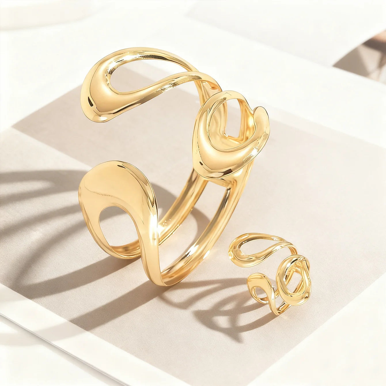 Organic Ring Set - VEYAROSE