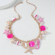 Pearl Shell Starfish Necklace - VEYAROSE