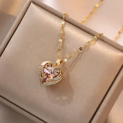 Pearl Heart Necklace - VEYAROSE