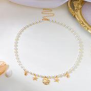 Pearl Shell Starfish Body Chain - VEYAROSE