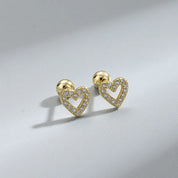 CZ Crystal Hoop Huggie Earrings - VEYAROSE