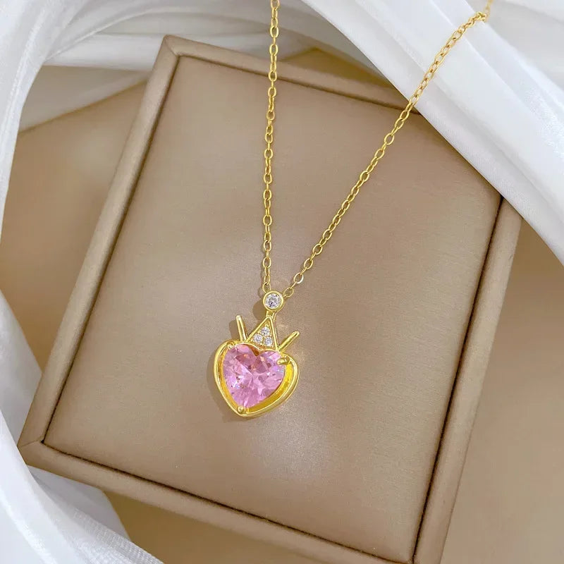 Pearl Heart Necklace - VEYAROSE