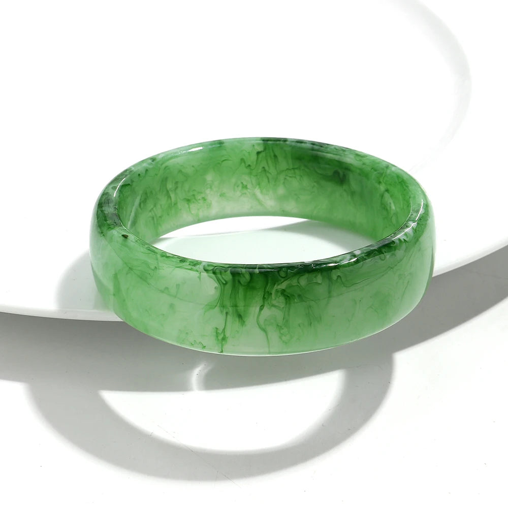 Acrylic Geometric Organic Cuff Bracelet - VEYAROSE