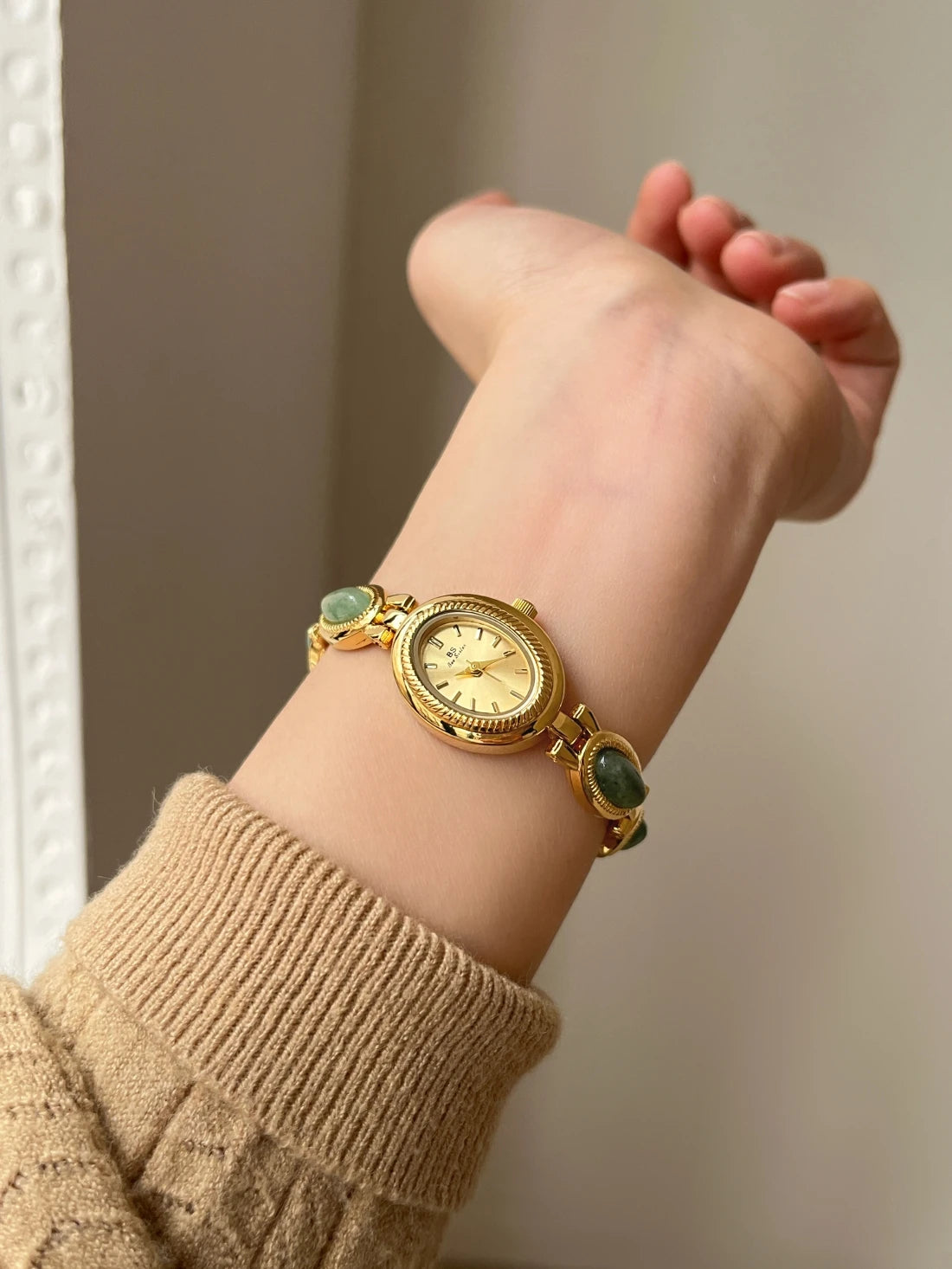 Jade Green Watch - VEYAROSE