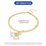 Sterling Silver Anklet - VEYAROSE