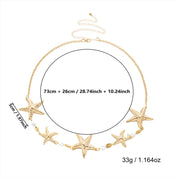 Pearl Starfish Body Chain - VEYAROSE
