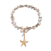 Shell Starfish Conch Necklace - VEYAROSE