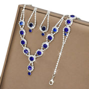 Rhinestone Colorful Jewelry Set - VEYAROSE
