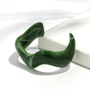Acrylic Geometric Organic Cuff Bracelet - VEYAROSE