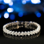 Rhinestone CZ Bangle Bracelet - VEYAROSE