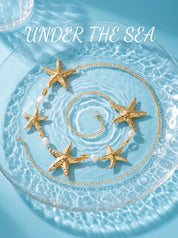 Pearl Starfish Body Chain - VEYAROSE