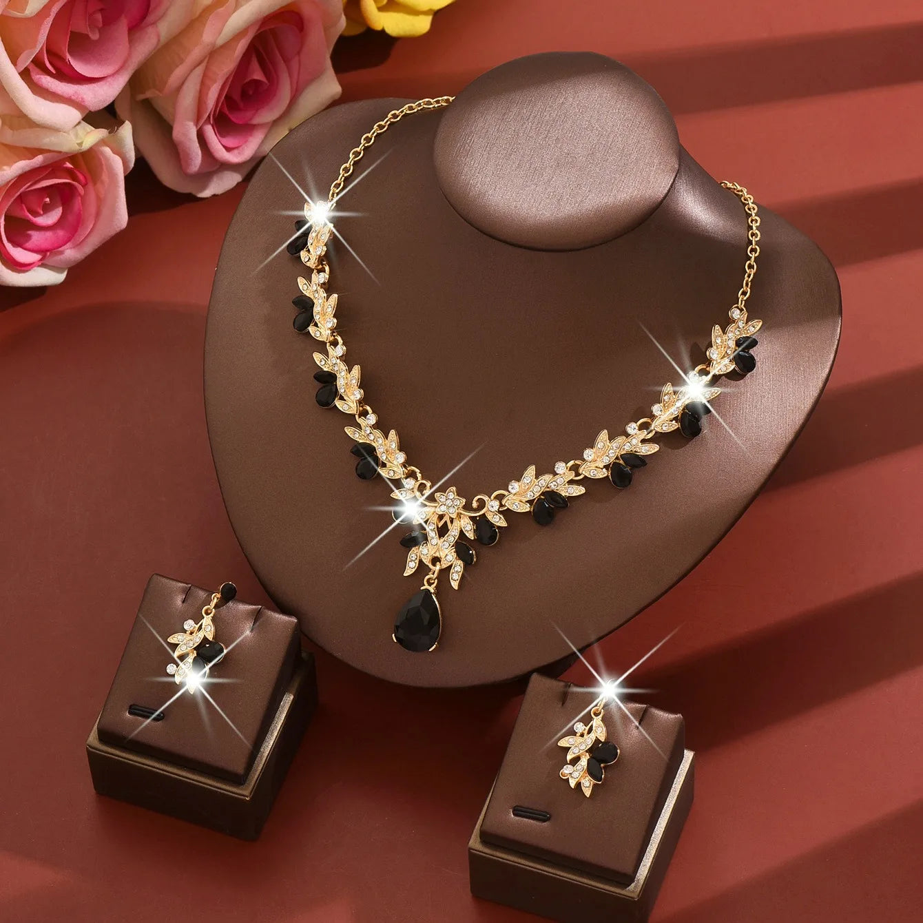 Teardrop Drop Jewelry Set - VEYAROSE