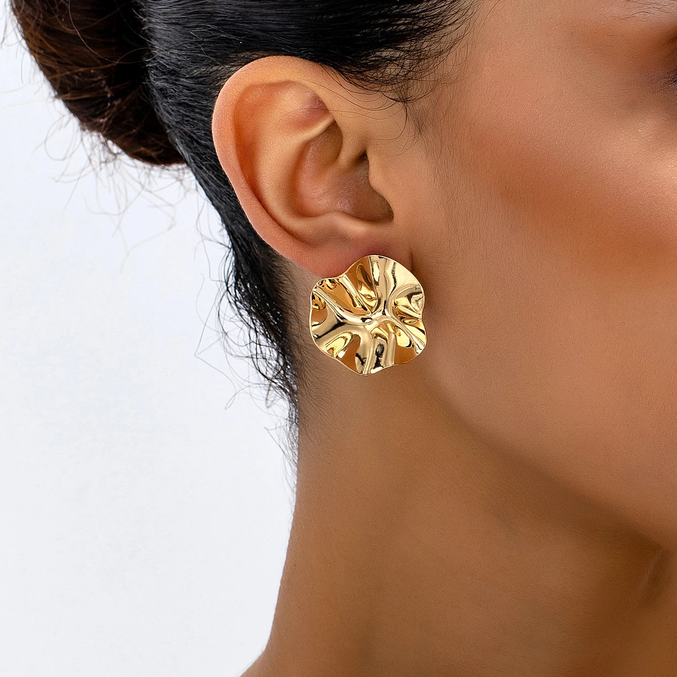 Organic Stud Earrings - VEYAROSE