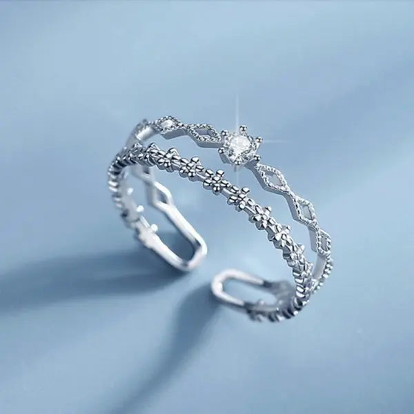 CZ Geometric Ring - VEYAROSE
