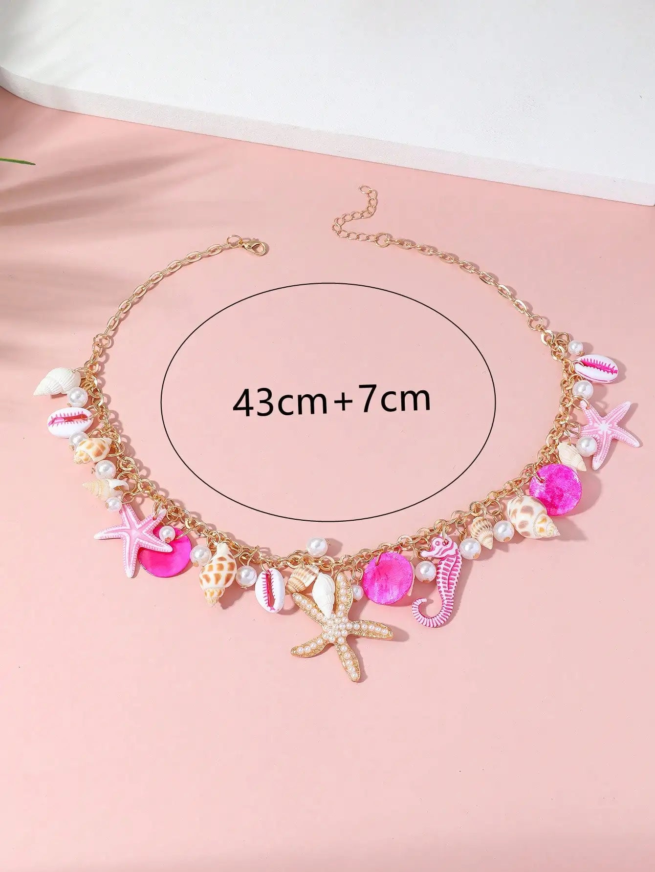 Pearl Shell Starfish Necklace - VEYAROSE
