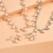 Pearl Jewelry Set - VEYAROSE