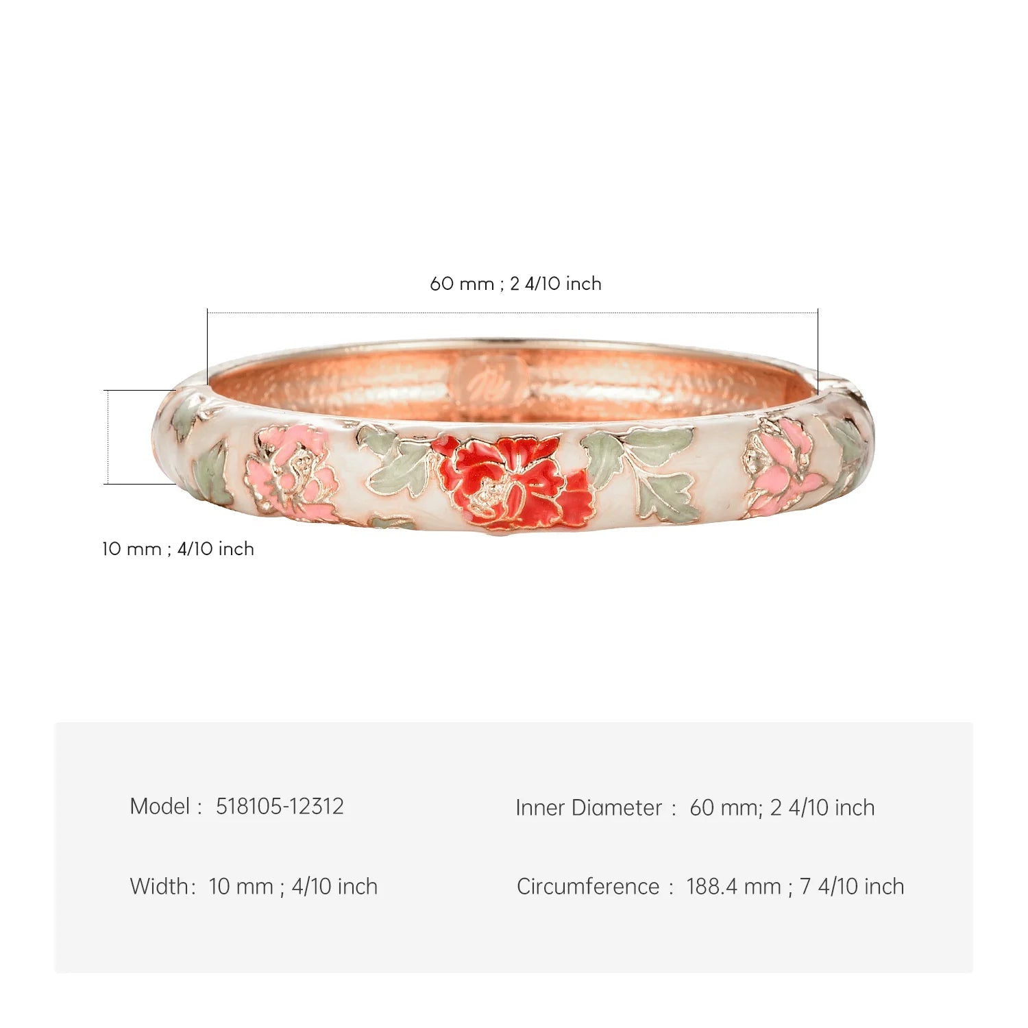 Flower Bangle Bracelet - VEYAROSE