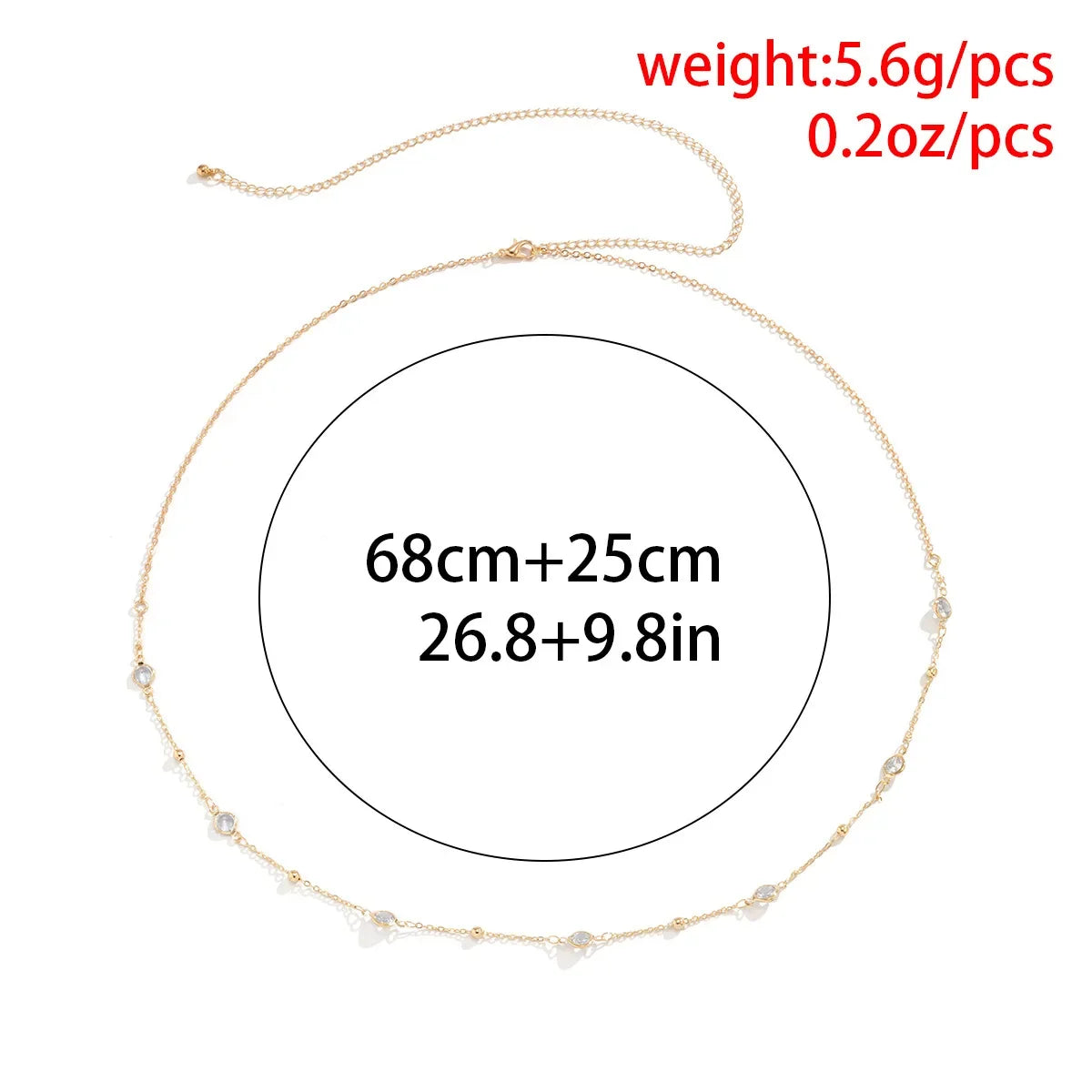 Turquoise Tassel Body Chain - VEYAROSE