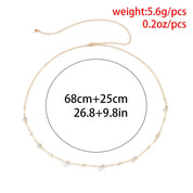 Turquoise Tassel Body Chain - VEYAROSE